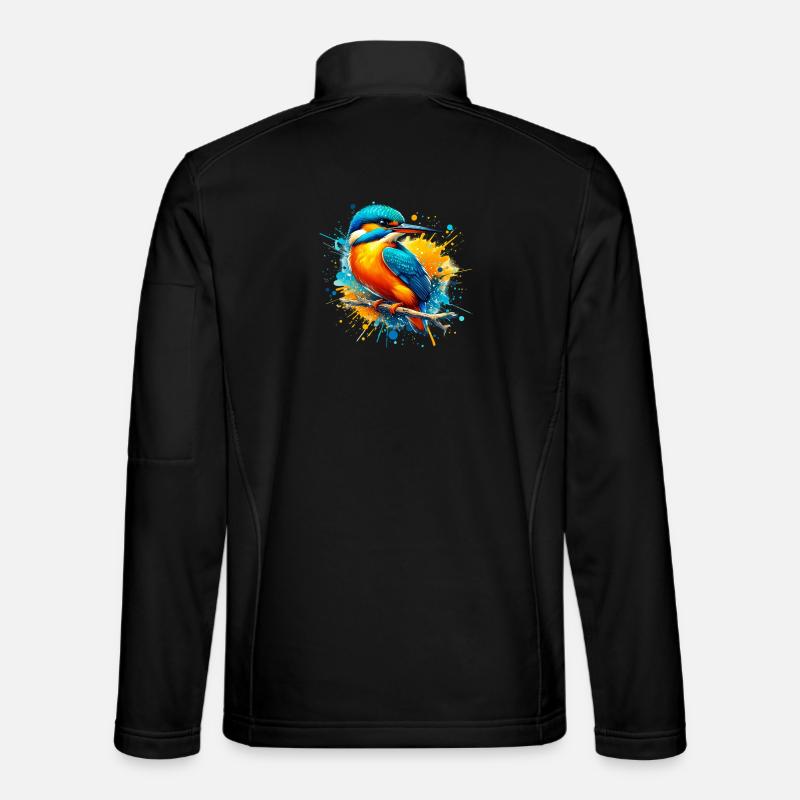 Martin-pêcheur - Veste en tissu softshell Unisexe - noir