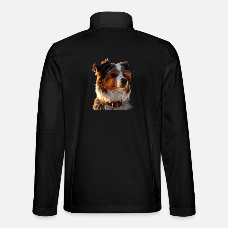 Australian Shepherd Dog Lover Cute Aussie Unisex Softshell Jacket