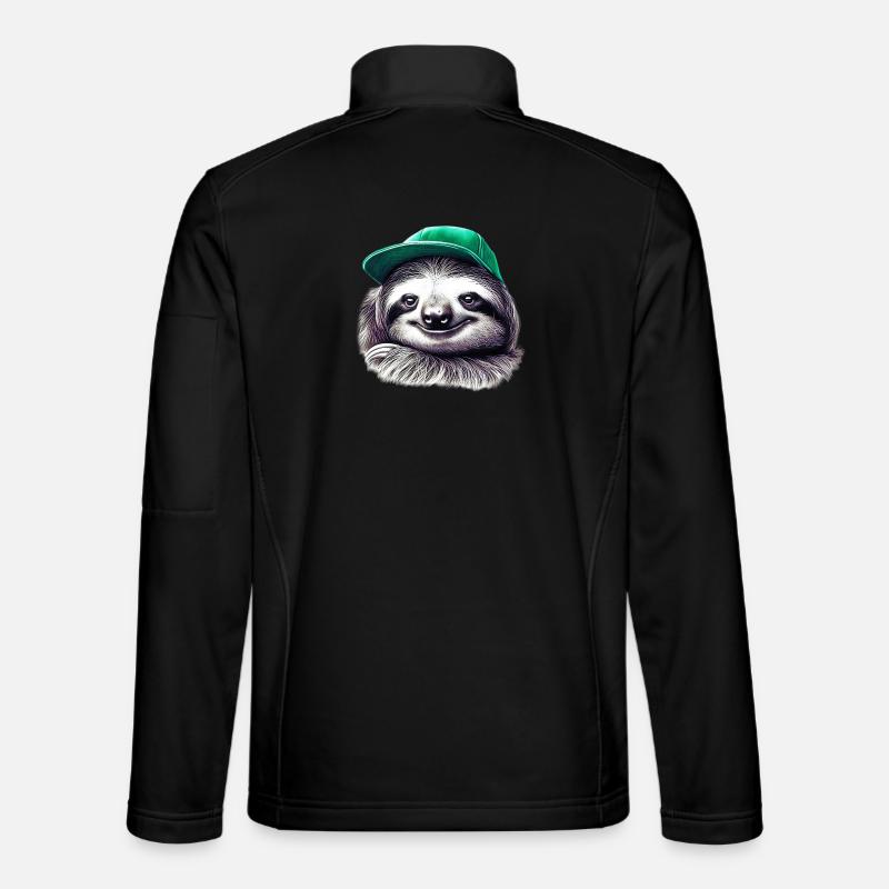 Sloth - Unisex Softshell Jacket - black