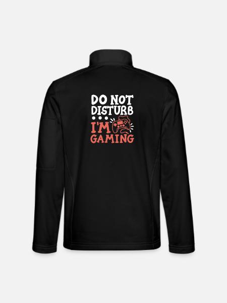 Gaming Gamer - Unisex Softshelljacke - Schwarz - Hinten