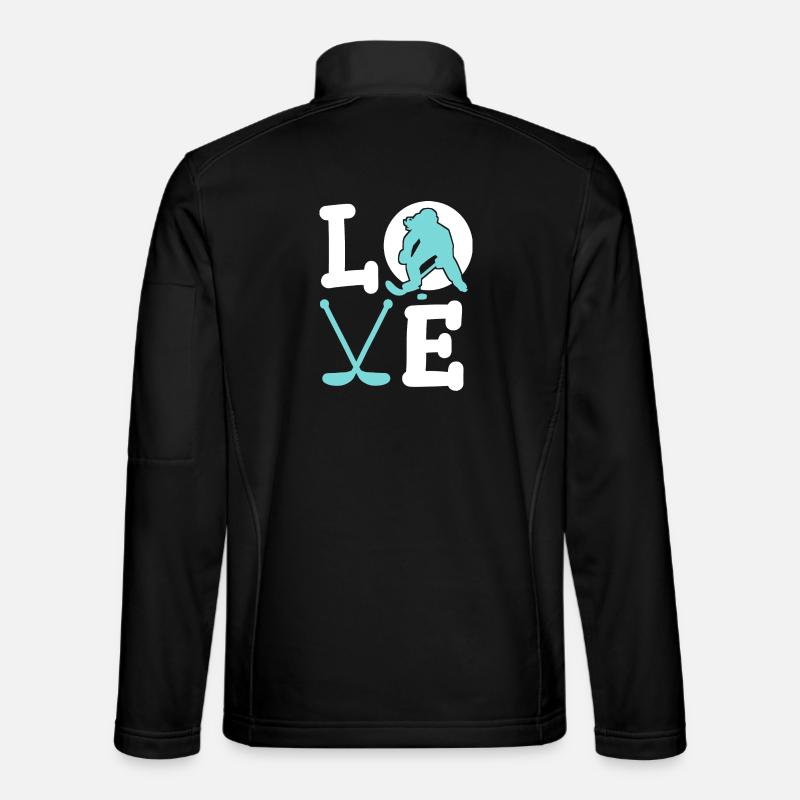 Eishockey Eishockeyspielerin - Unisex Softshelljacke - Schwarz