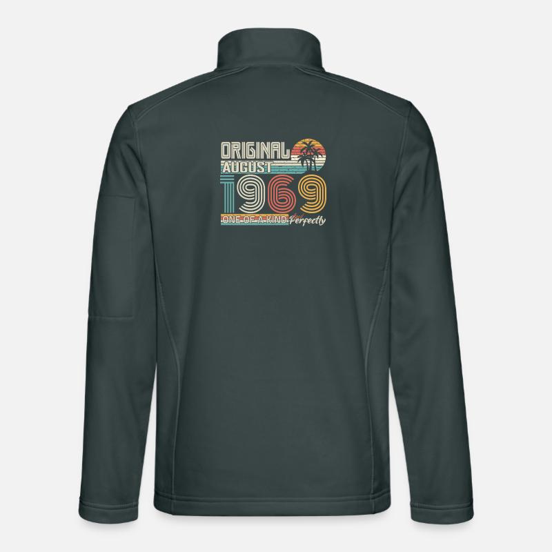August 1969 Birthday August 1969 Gift Unisex Softshell Jacket
