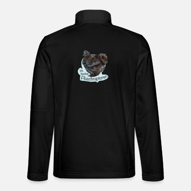 Die Plüschraptoren - Unisex Softshelljacke - Schwarz