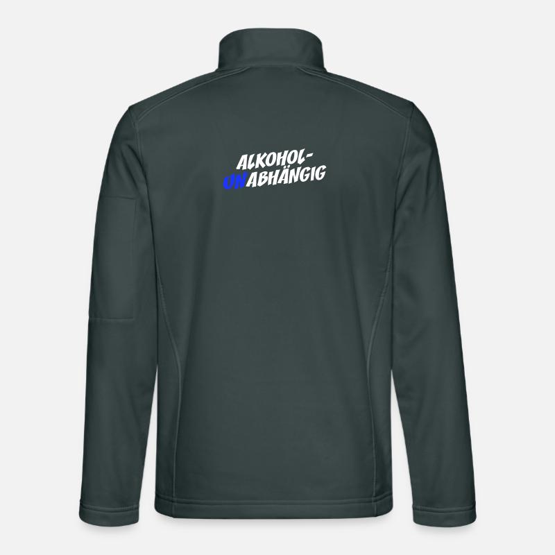 Sans alcool Sobre Straight Edge Sans alcool Veste en tissu softshell Unisexe