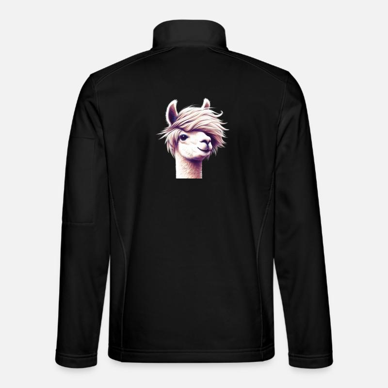 Alpaca - Unisex Softshell Jacket - black