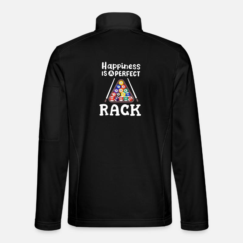 Pool-Billard-Spieler - Unisex Softshelljacke - Schwarz