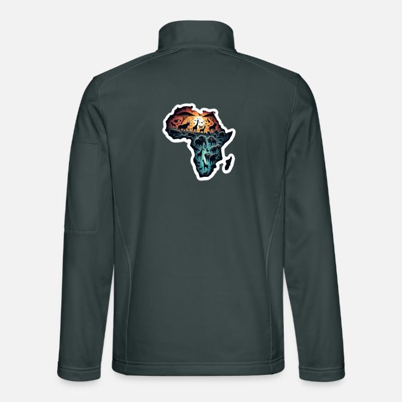 Africa Adventurousness Unisex Softshell Jacket