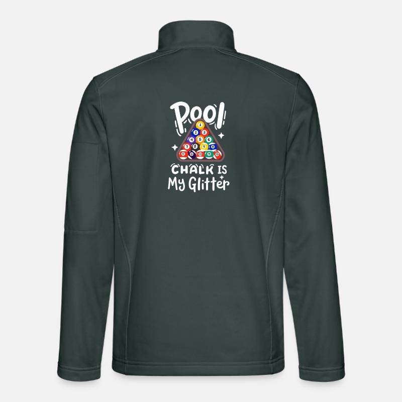 Pool-Billard-Spieler Unisex Softshelljacke