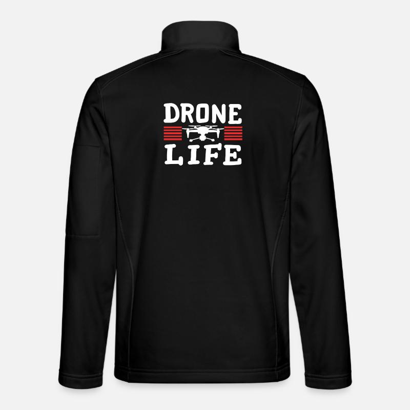 Drohnenpilot RC FPV Quadrocopter - Unisex Softshelljacke - Schwarz