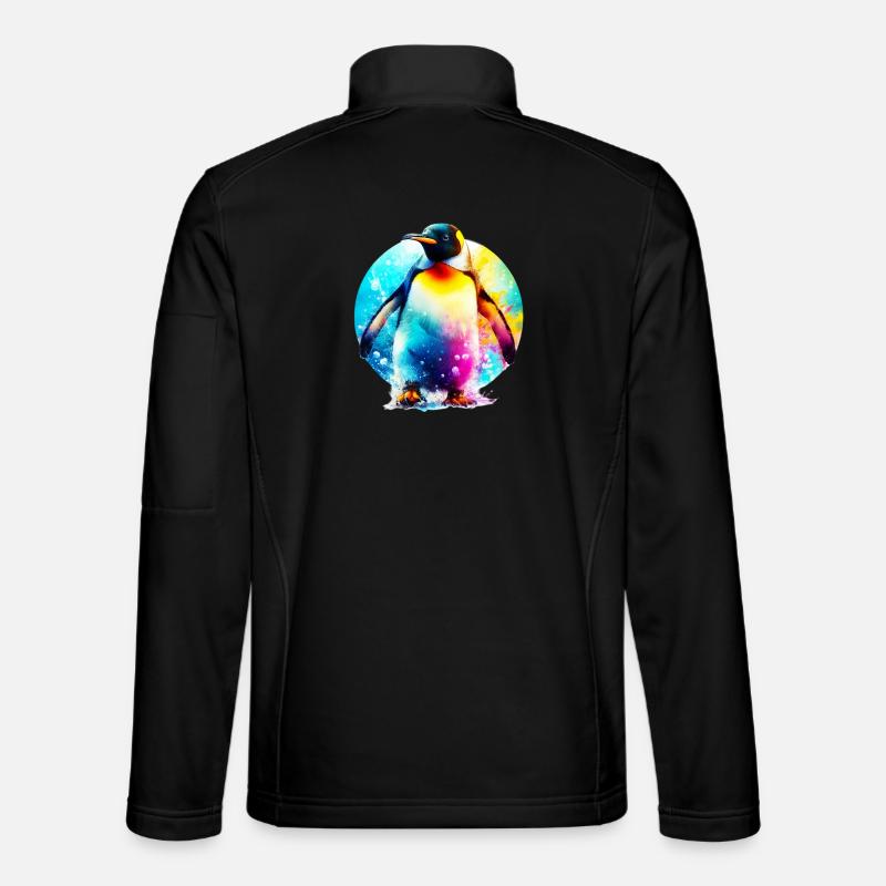 Pinguin - Unisex Softshelljacke - Schwarz
