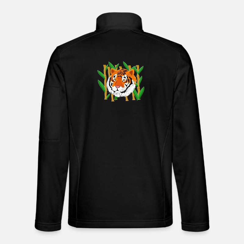 Tiger's Head - Unisex Softshell Jacket - black