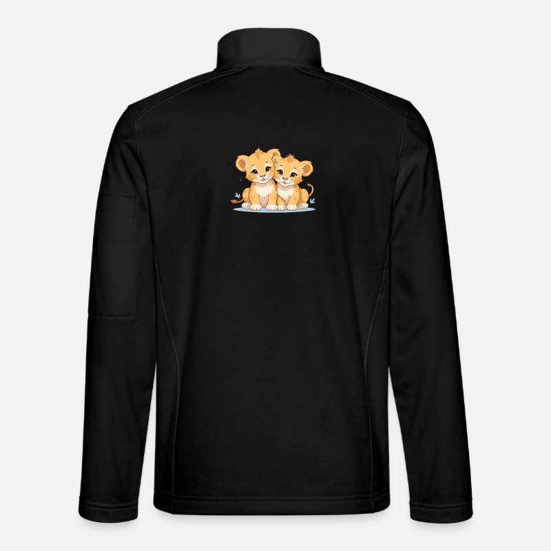 Lionceaux - Veste en tissu softshell Unisexe - noir