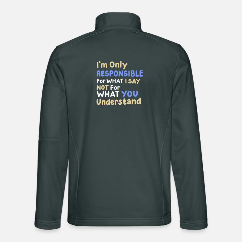 Sarkastischer Humor Sarkasmus Unisex Softshelljacke