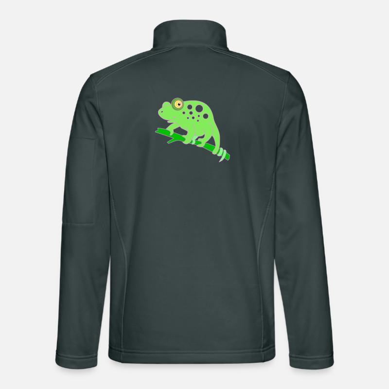 Chamaeleon tier Unisex Softshelljacke