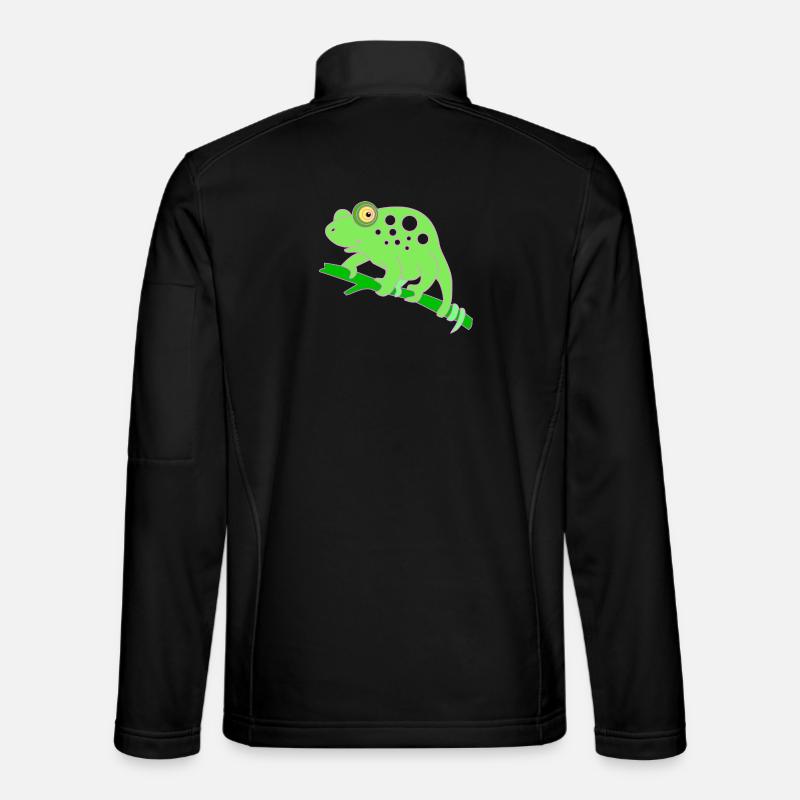Chamaeleon tier Unisex Softshelljacke