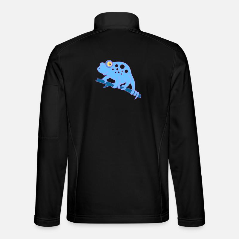 Chamaeleon animal - Unisex Softshell Jacket - black