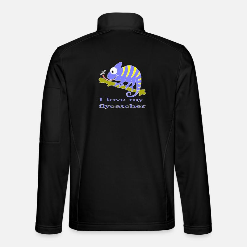 Chamaeleon animal - Unisex Softshell Jacket - black