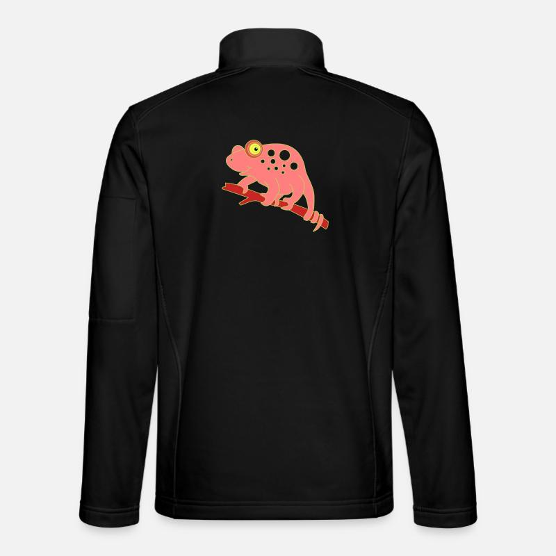 Chamaeleon tier Unisex Softshelljacke