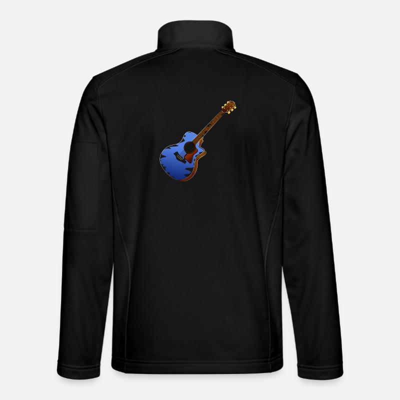 Guitar musician - Unisex Softshell Jacket - black