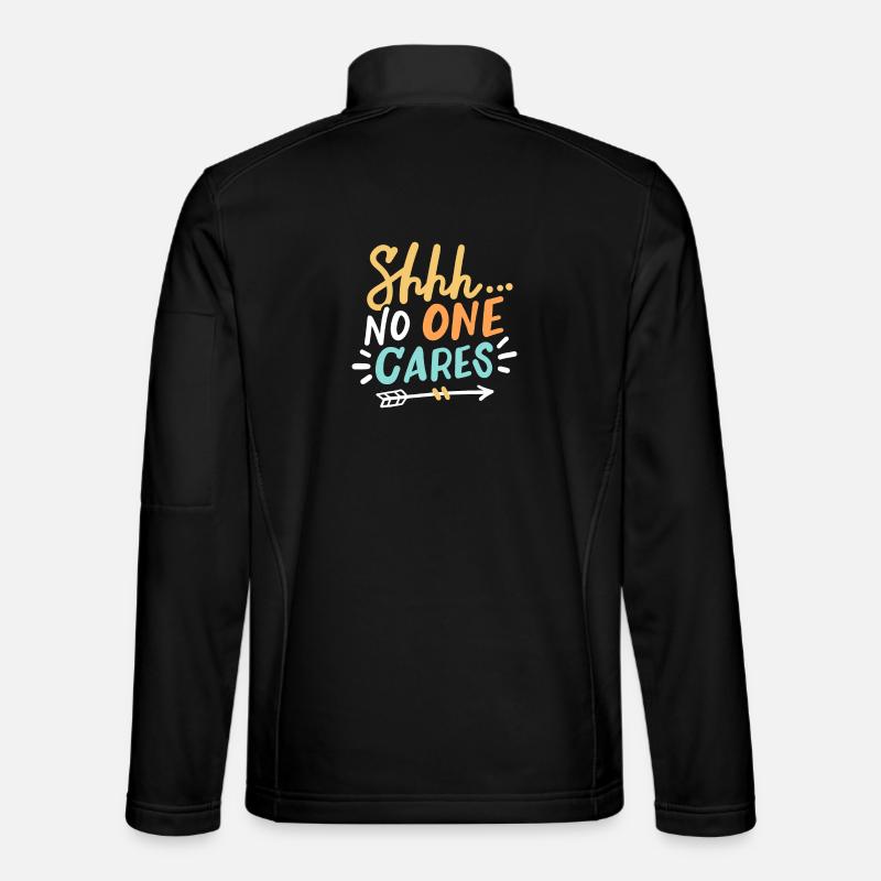 Sarkastischer Humor Sarkasmus - Unisex Softshelljacke - Schwarz