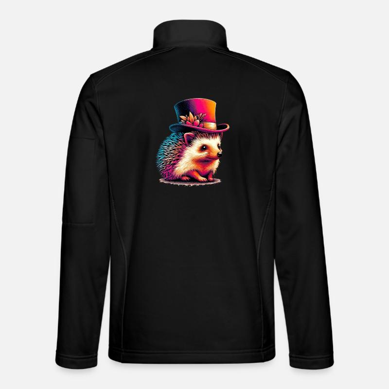 Hedgehog - Unisex Softshell Jacket - black