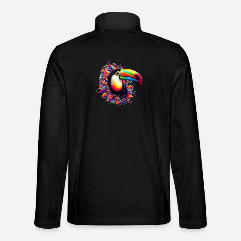 Toucan - Unisex Softshell Jacket - black