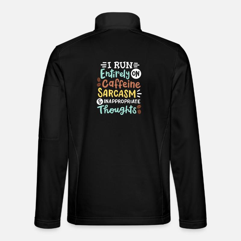 Sarkasmus lustig sarkastisch - Unisex Softshelljacke - Schwarz