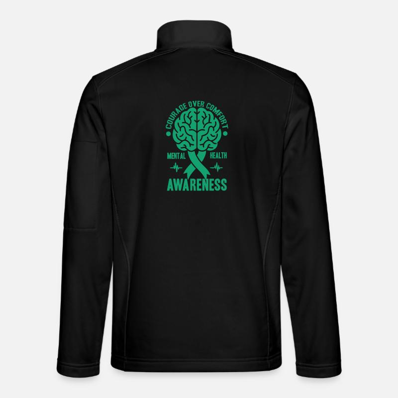 Depression Hilfe - Mental Breakdown Unisex Softshelljacke