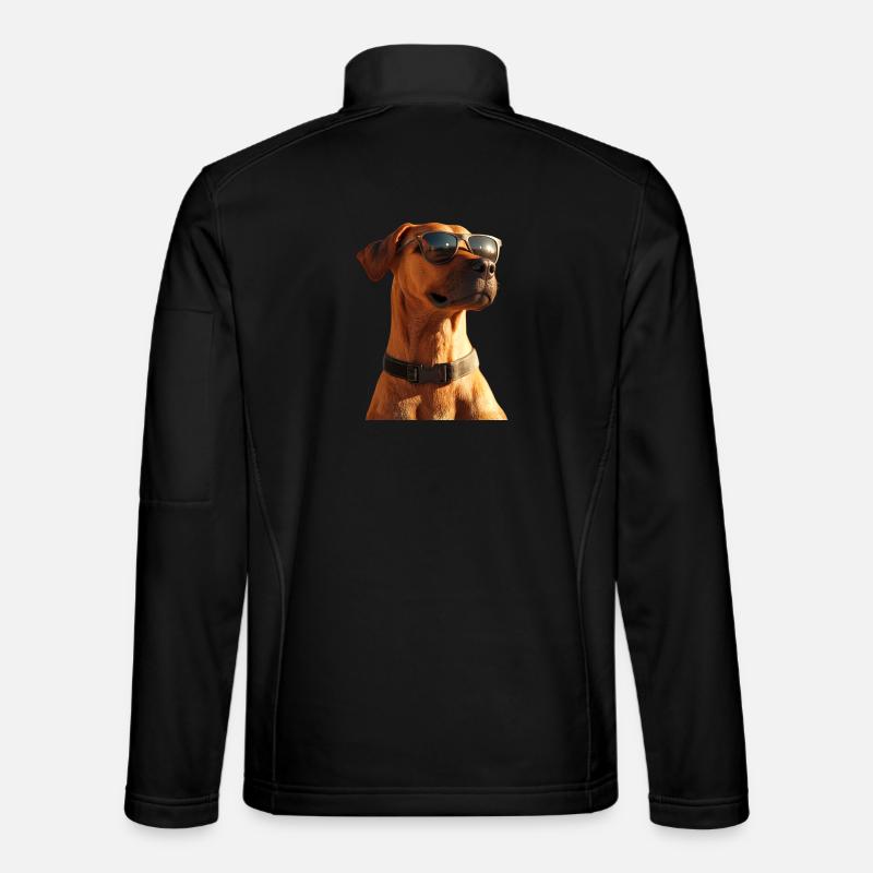 Rhodesian Ridgeback Jagdhund Hunde Stolz Ridgeback - Unisex Softshelljacke - Schwarz