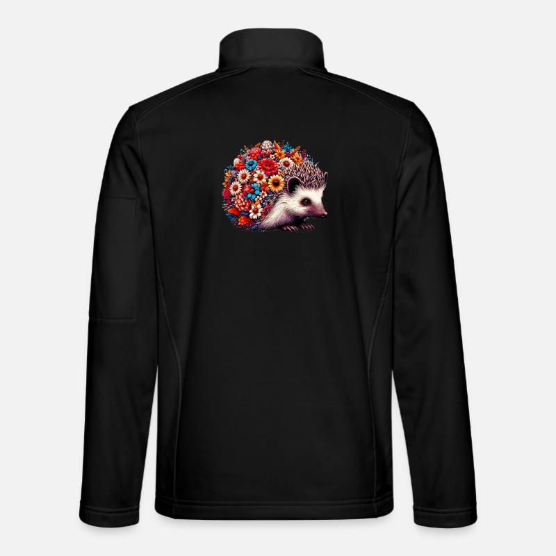 Hérisson - Veste en tissu softshell Unisexe - noir