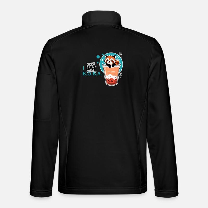 j’adore Boba - Veste en tissu softshell Unisexe - noir