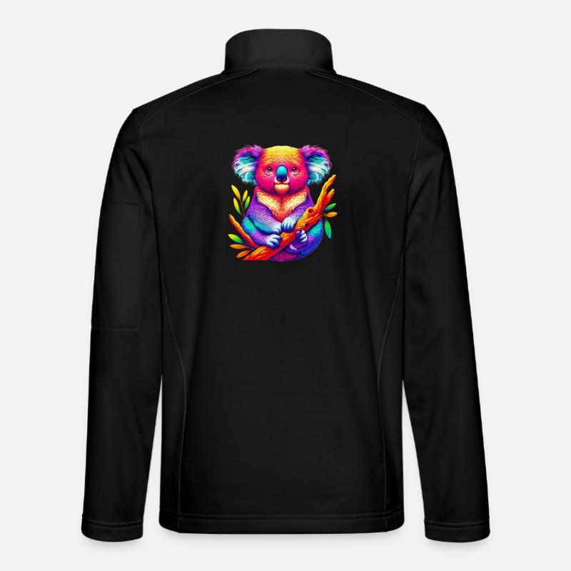 Koala - Veste en tissu softshell Unisexe - noir