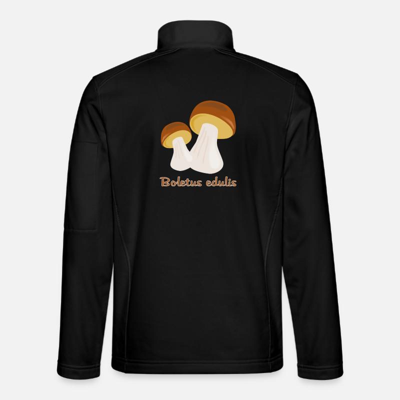 Autumn Mushrooms - Unisex Softshell Jacket - black