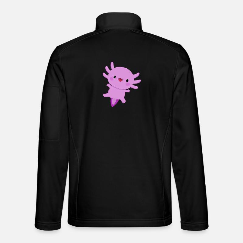 Axolotl - Unisex Softshell Jacket - black
