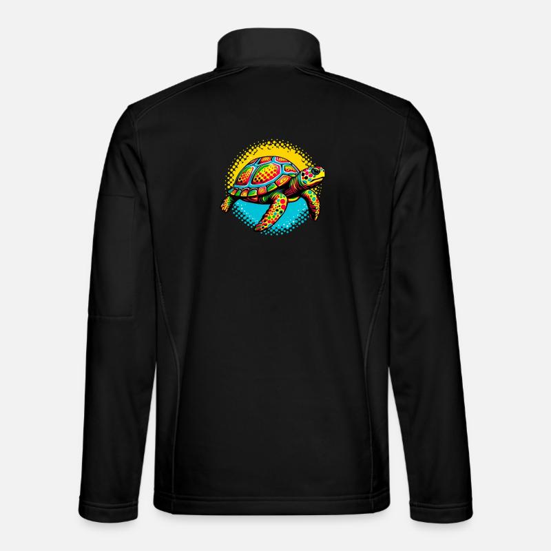 Turtle - Unisex Softshell Jacket - black