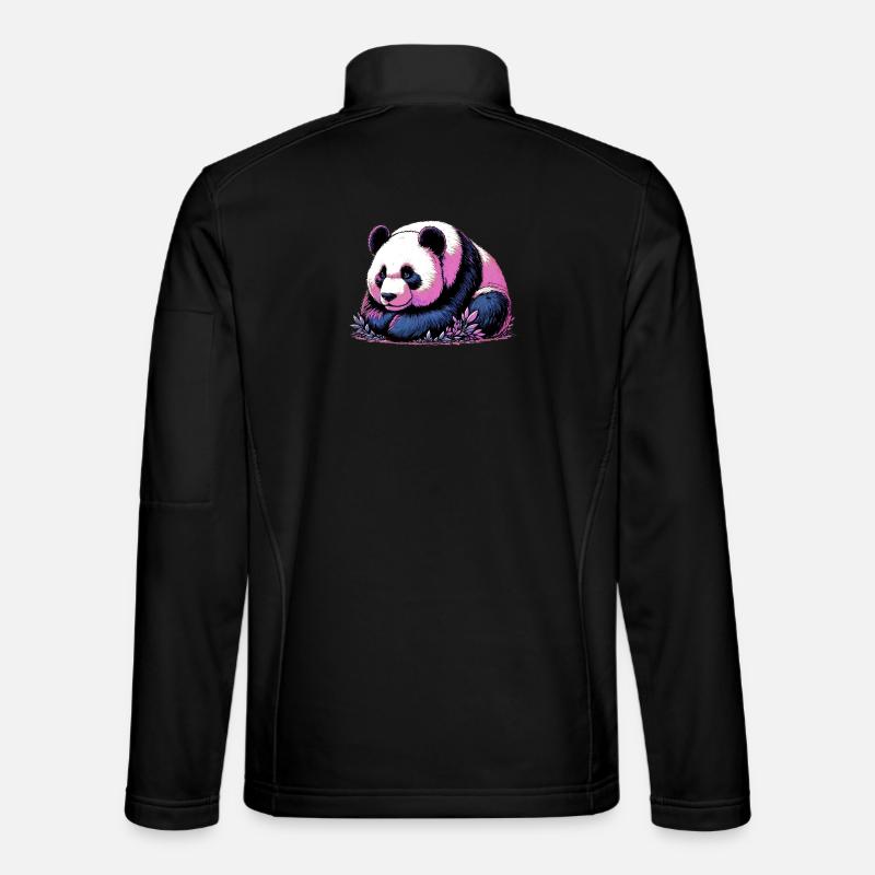 Panda - Unisex Softshell Jacket - black