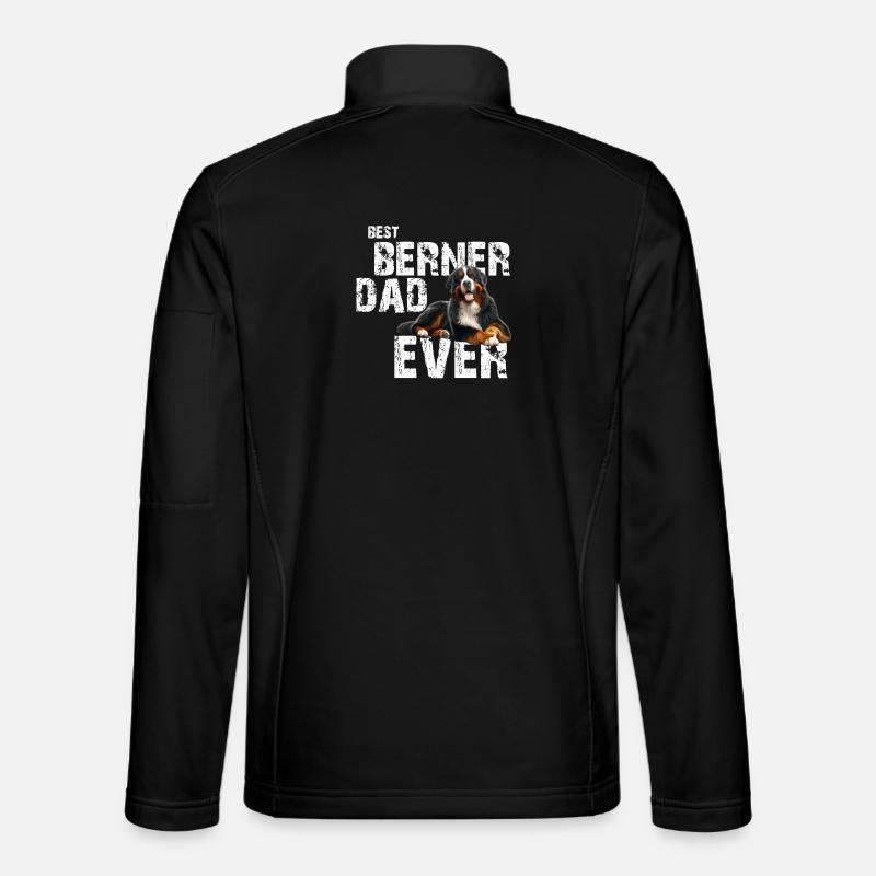 Bernese mountain dog - Unisex Softshell Jacket - black