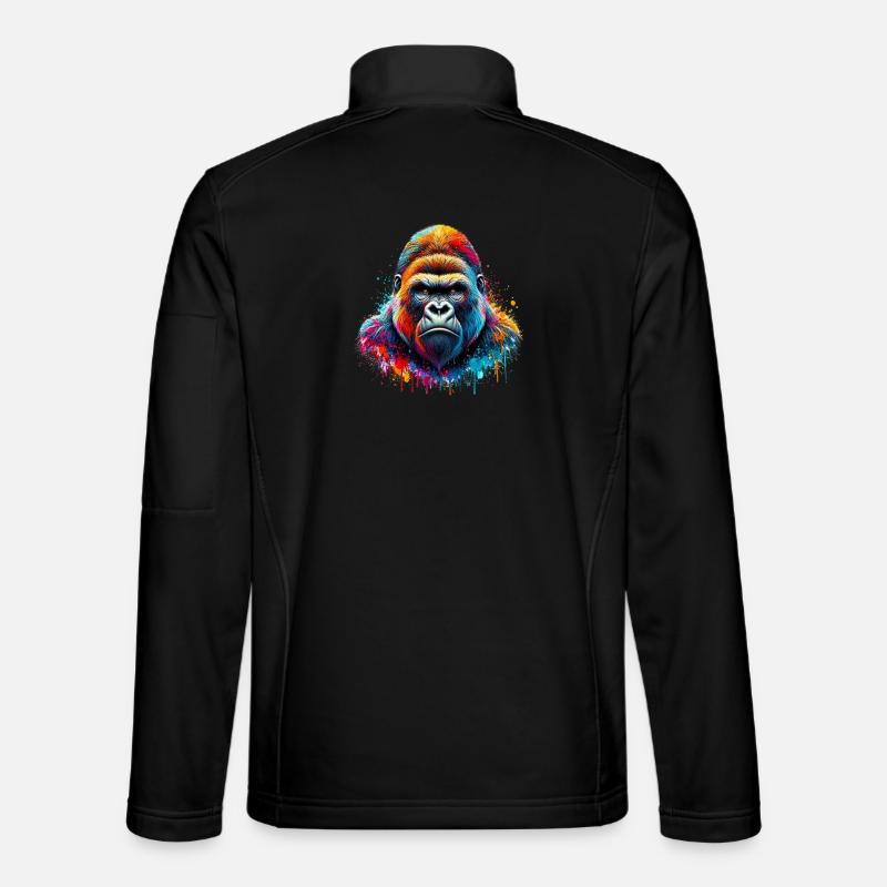 Gorilla - Unisex Softshell Jacket - black
