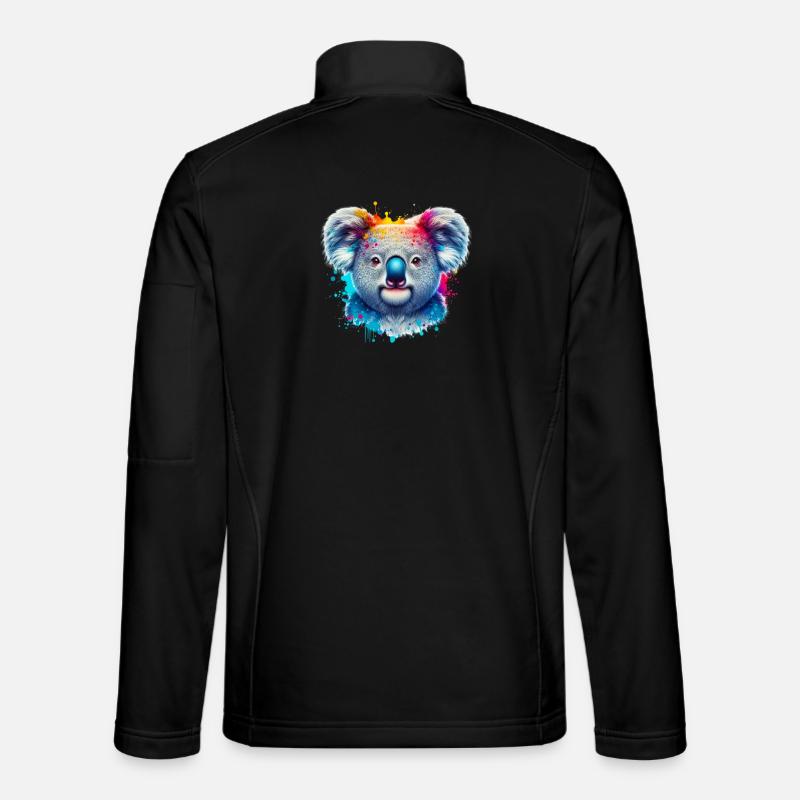 Koala - Veste en tissu softshell Unisexe - noir