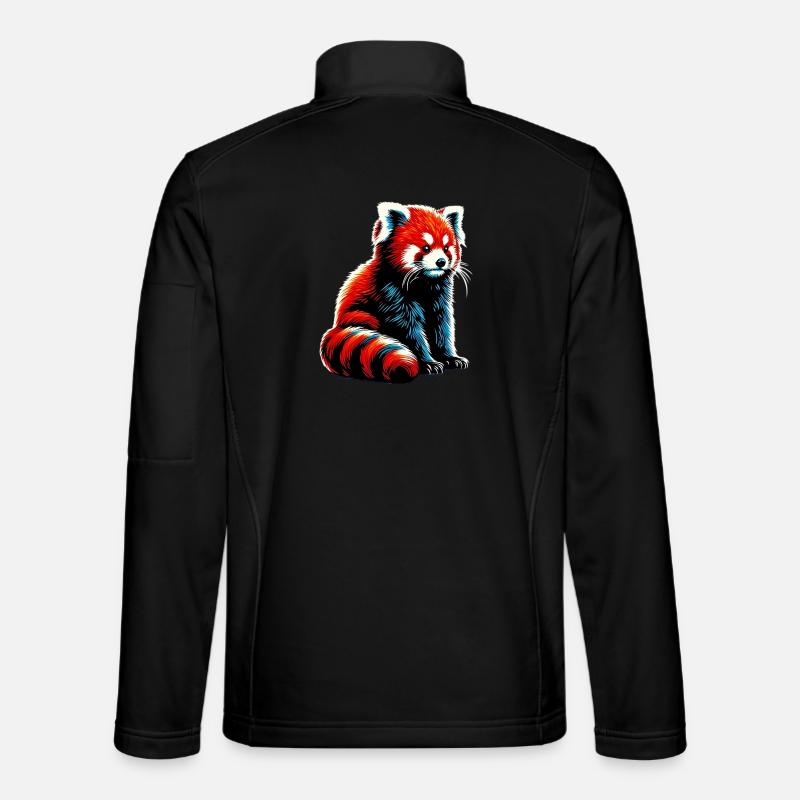 Kleiner Panda - Unisex Softshelljacke - Schwarz