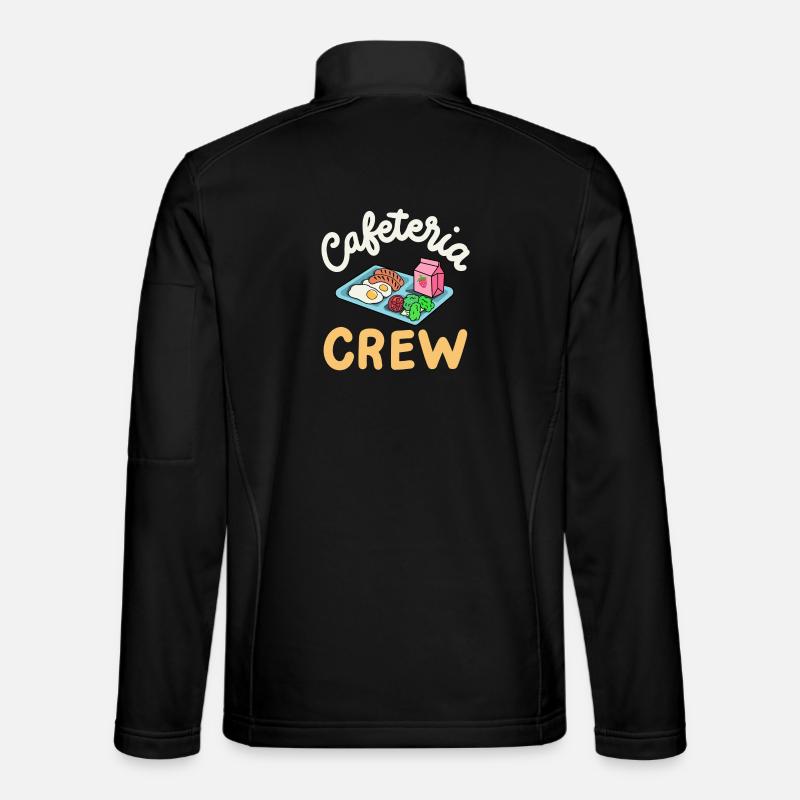 Cafeteria-Crew Schulkantine - Unisex Softshelljacke - Schwarz