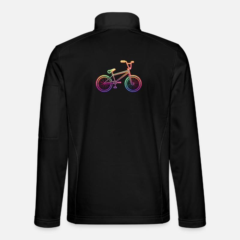 Vélo BMX Neon Rainbow Veste en tissu softshell Unisexe