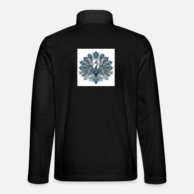 Pfau - Unisex Softshelljacke - Schwarz
