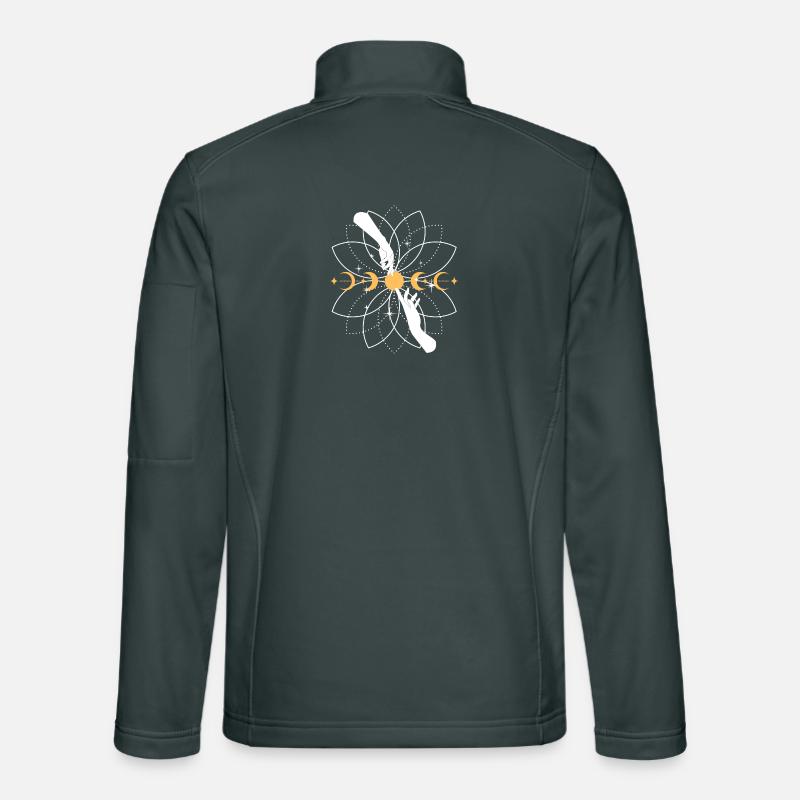 Mandala de Koi Céleste Veste en tissu softshell Unisexe