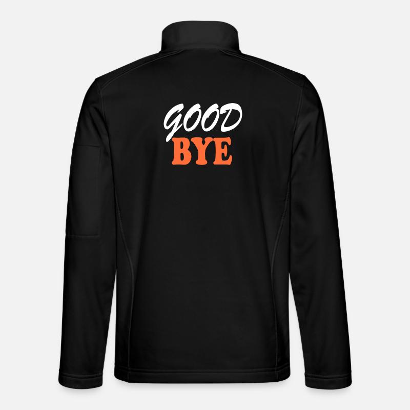 Goodbye - Unisex Softshell Jacket - black