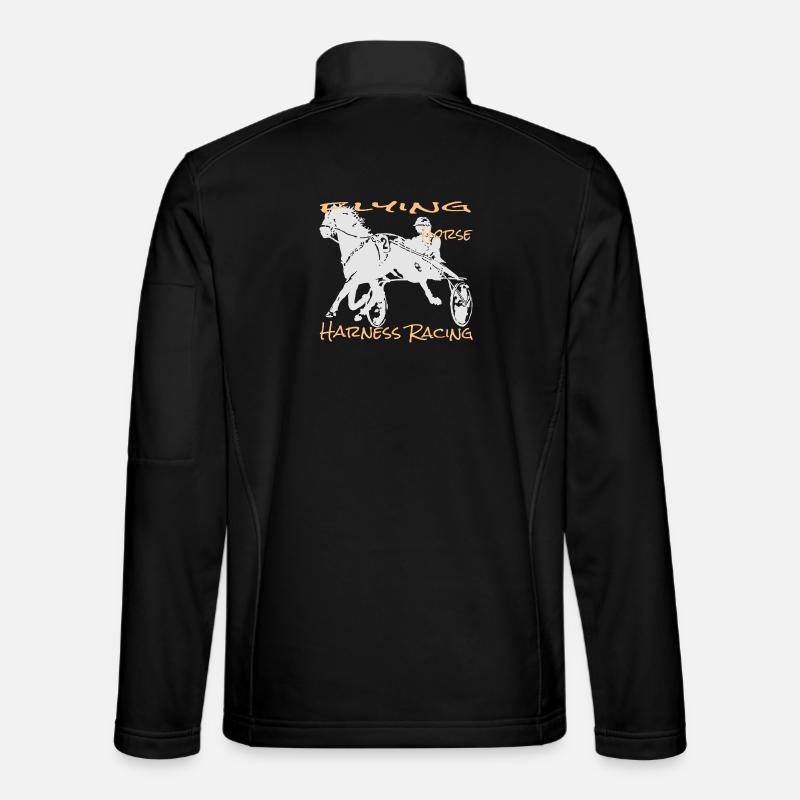 Course de trot trotteur Veste en tissu softshell Unisexe