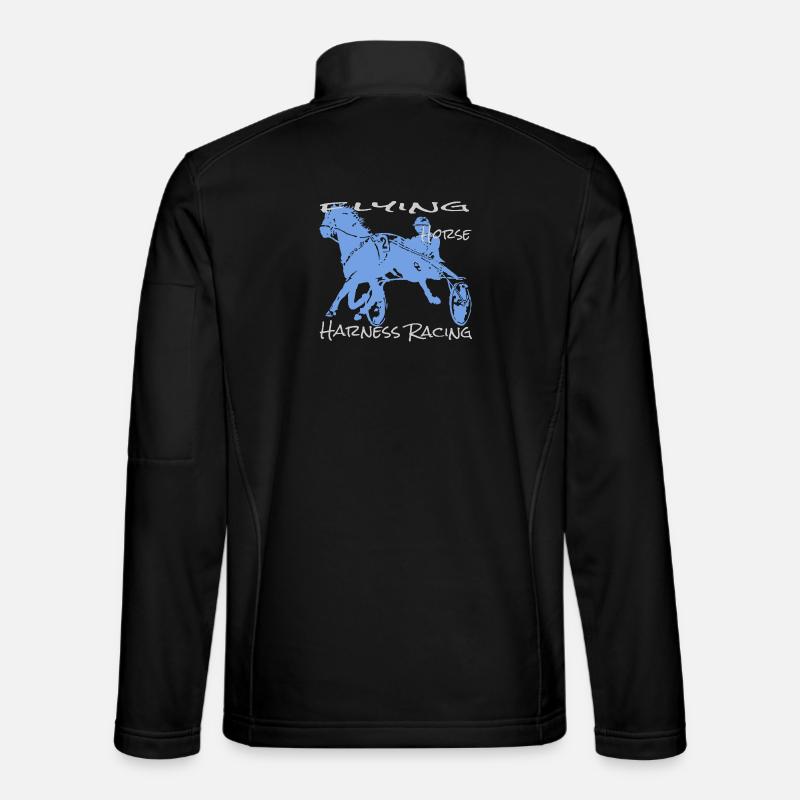Traber trabrennen - Unisex Softshelljacke - Schwarz