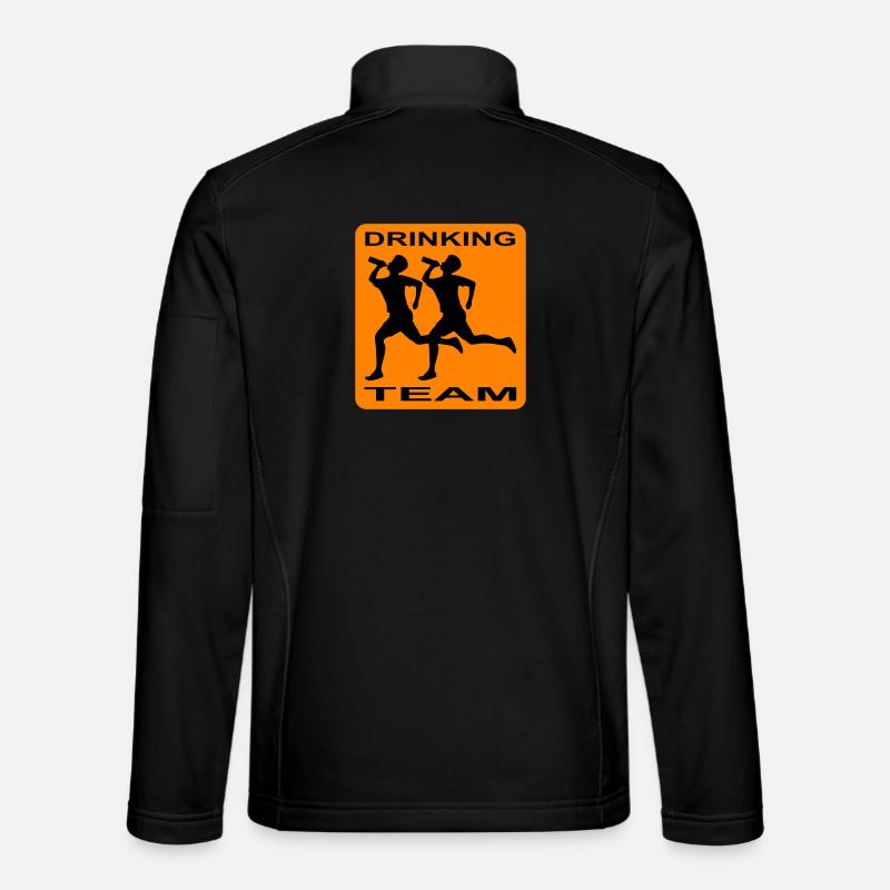 Team Father's Day Beer - Unisex Softshell Jacket - black