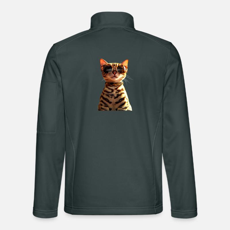 Bengal Katze Leopard Cat Leopardette Bengal Katzen Unisex Softshelljacke