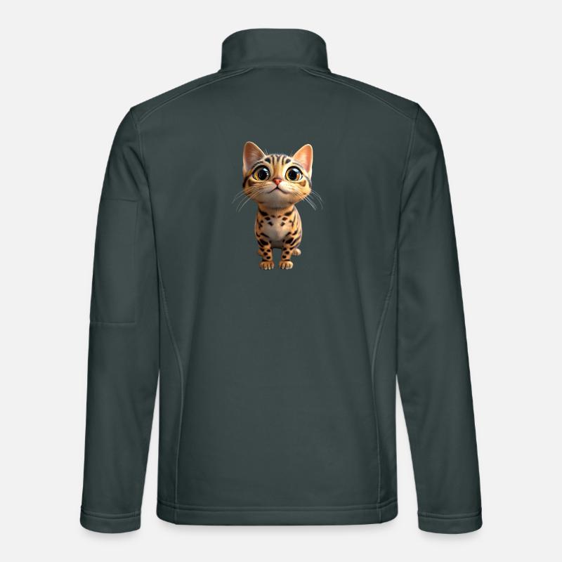 Bengal Katze Leopard Cat Leopardette Bengal Katzen Unisex Softshelljacke